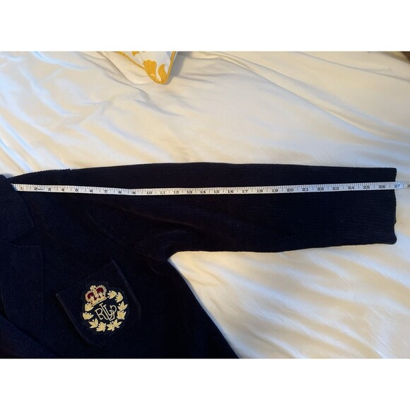 Vintage Lauren Ralph Lauren Blazer Double-Breasted Crest Womens Size Small - Picture 15 of 15